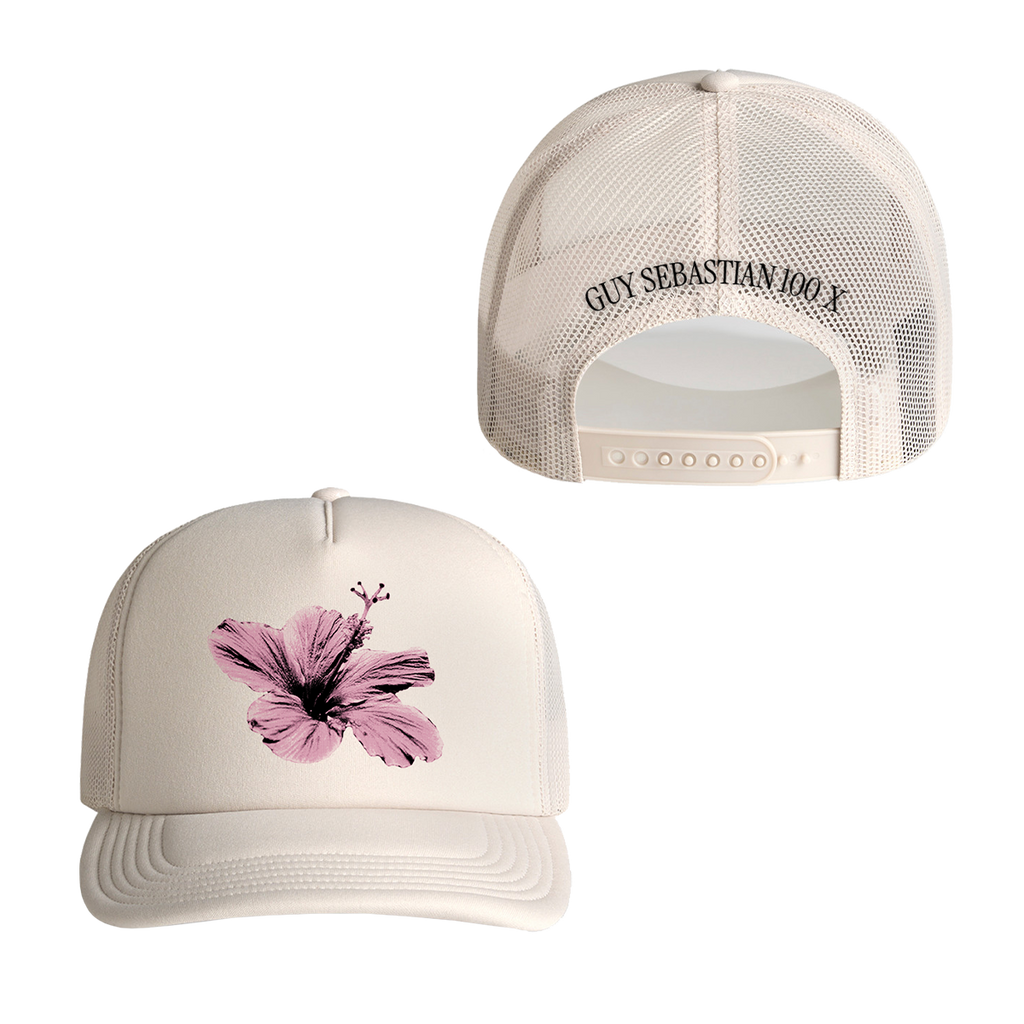 100x Hibiscus Foam Trucker