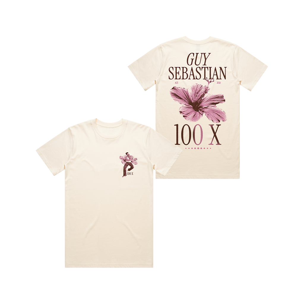 100x Hibiscus Youth Ecru Tee