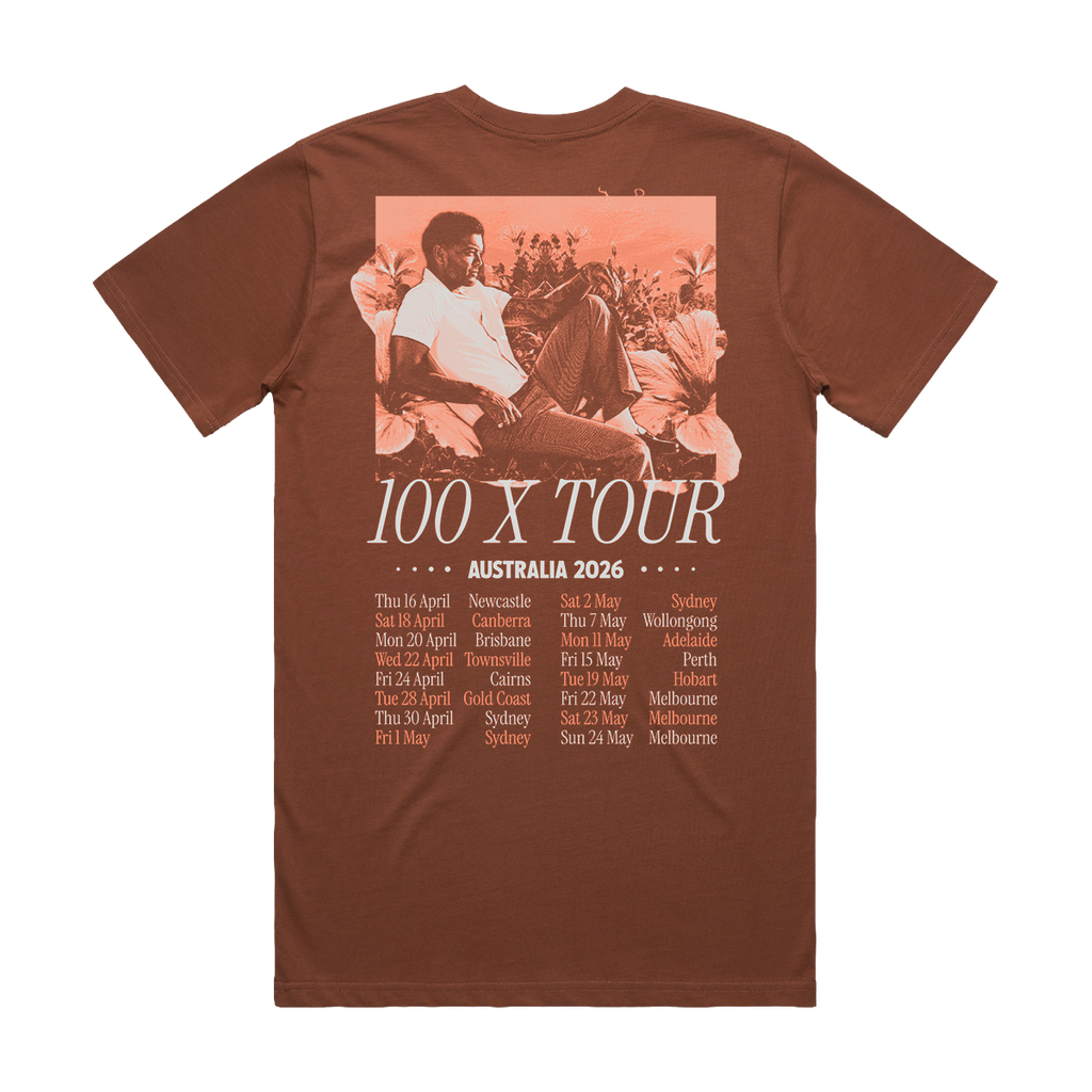 100x Orb Tour Tan Tee