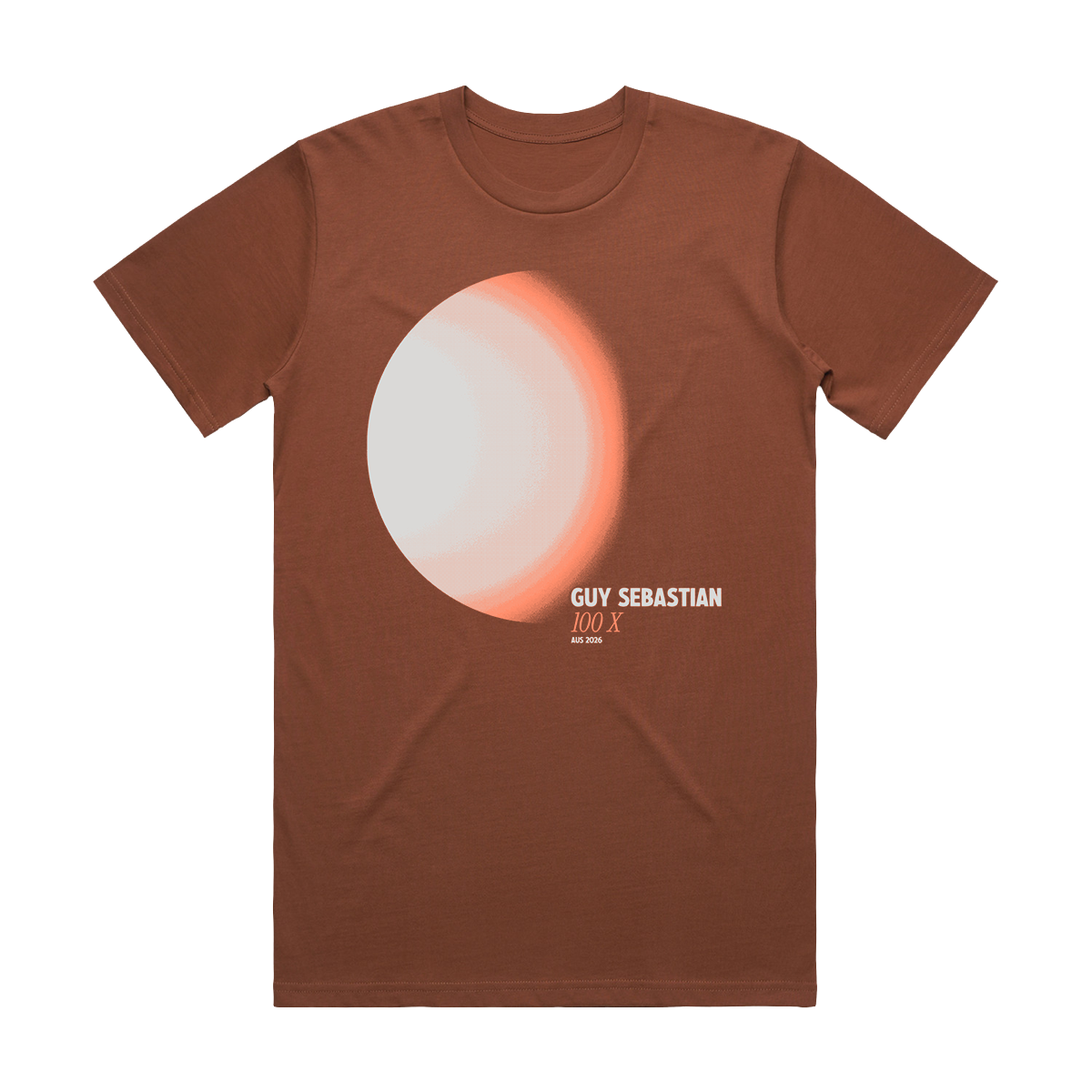 100x Orb Tour Tan Tee