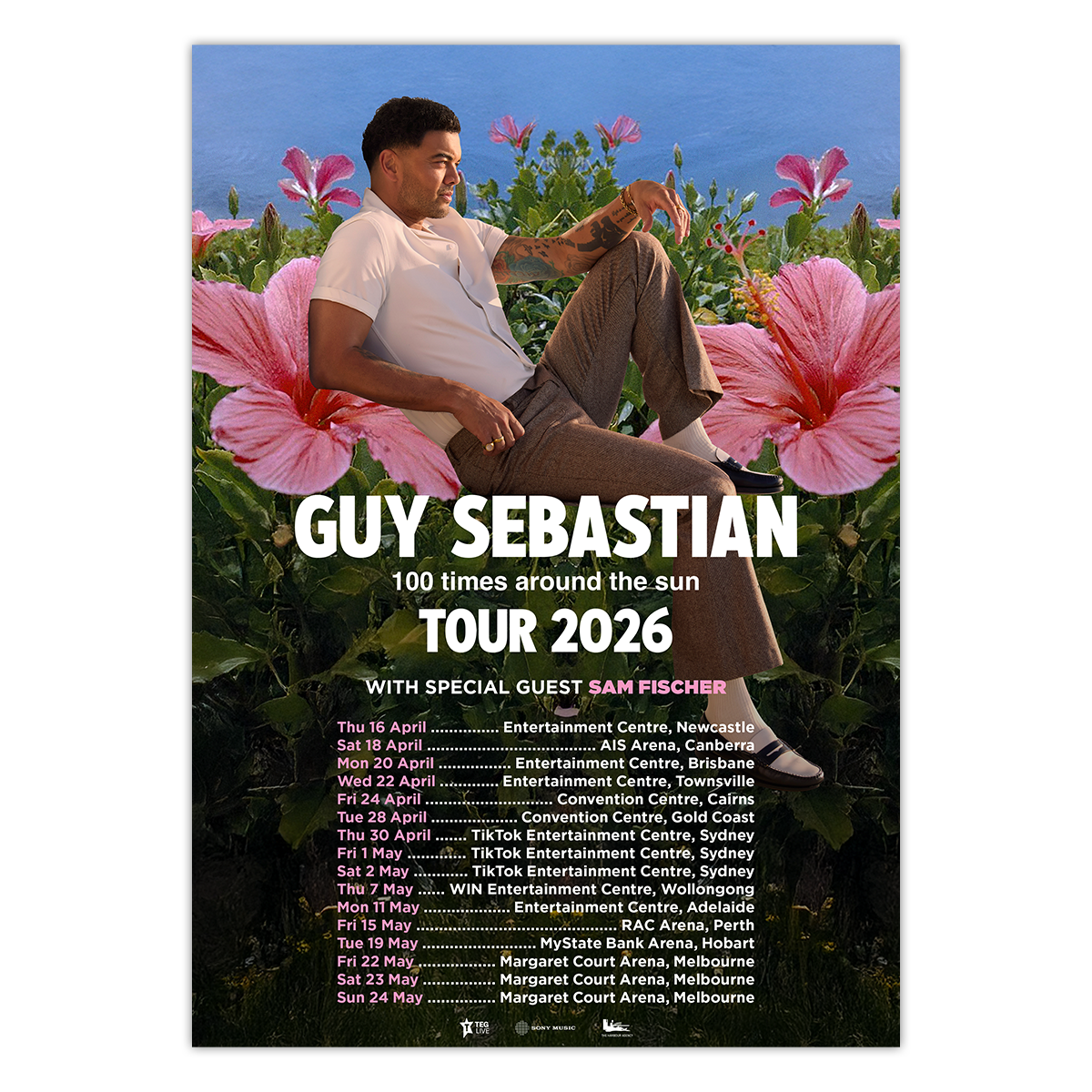 100x Tour Poster